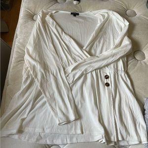 Beautiful faux wrap blouse